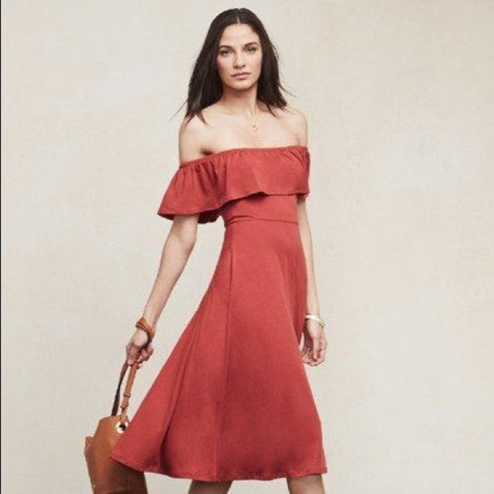 Reformation Portofino Dress in Elderflower